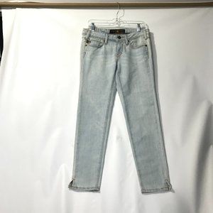 Source of Wisdom Womens 7 White Wash Jeans